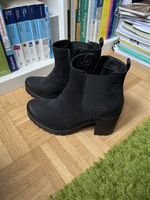 Schwarze Chelsea Boots mit Absatz – Grösse 39