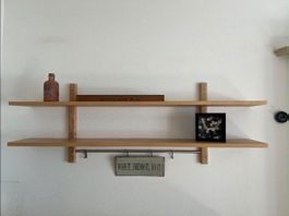 IKEA VÄRDE Wandregal aus Birke – Vintage 