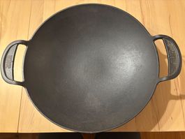 Weber Wok aus Gusseisen für Grill gebraucht guter Zustand