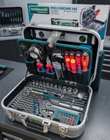 technocraft ABS Werkzeugkoffer PRO CHROME Premium 185-tlg.