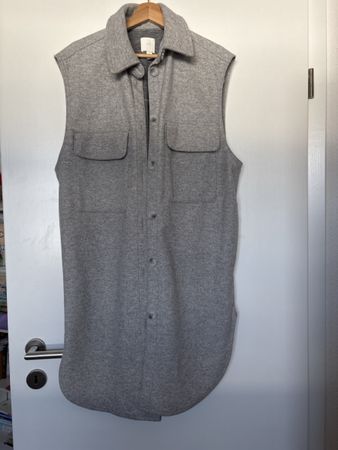 Gilet femme gris taille M bon état