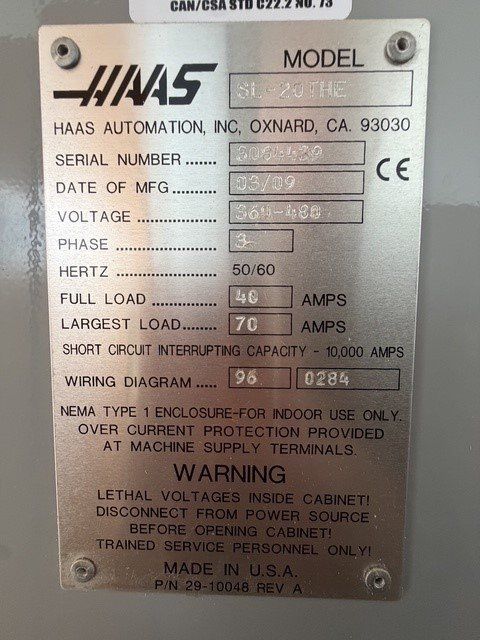 Tous les outils: HAAS SL-20THE – D'occasion à La Croix-de-Rozon par DGT01 3