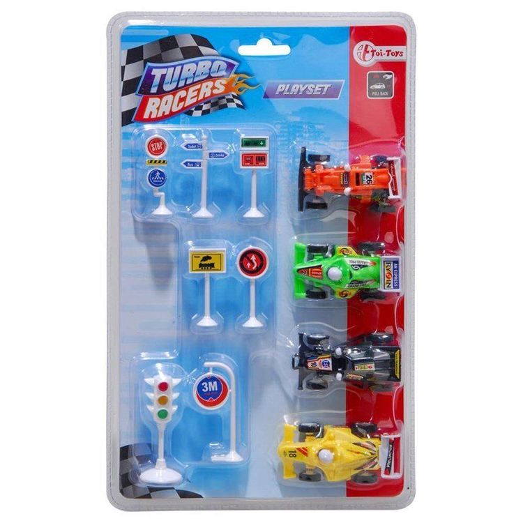 Toi-toys Turbo Racers Rennautos, assortiert / pull back (Neu und ...