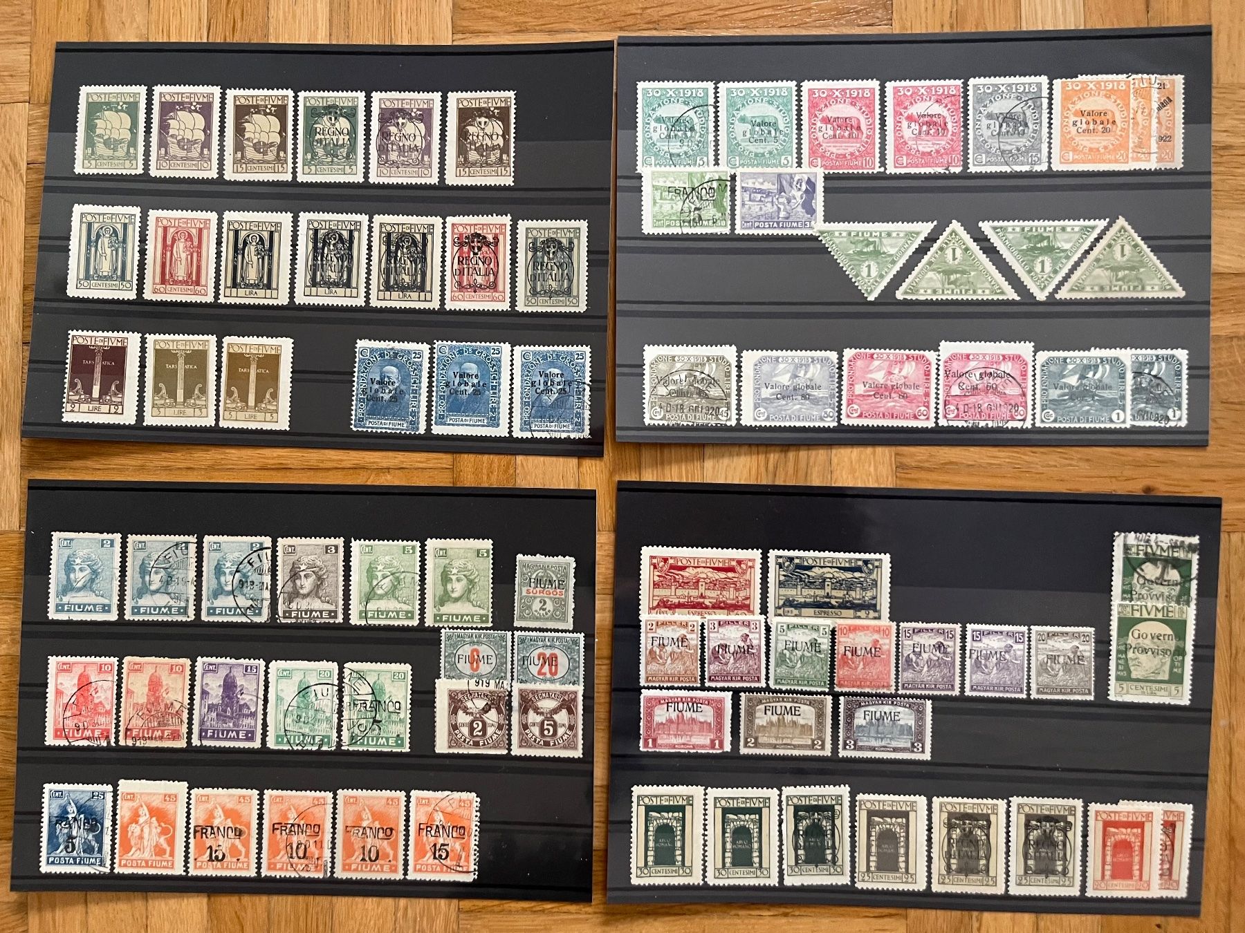 Tutti i francobolli: Sammlung Italien Fiume, top !!! – Usato da Romanshorn venduto da luxcollect