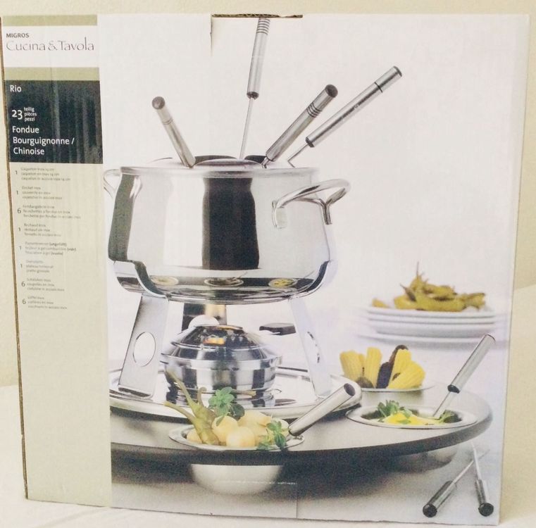 Set de 23 pièces en inox pour fondues Kaufen auf Ricardo