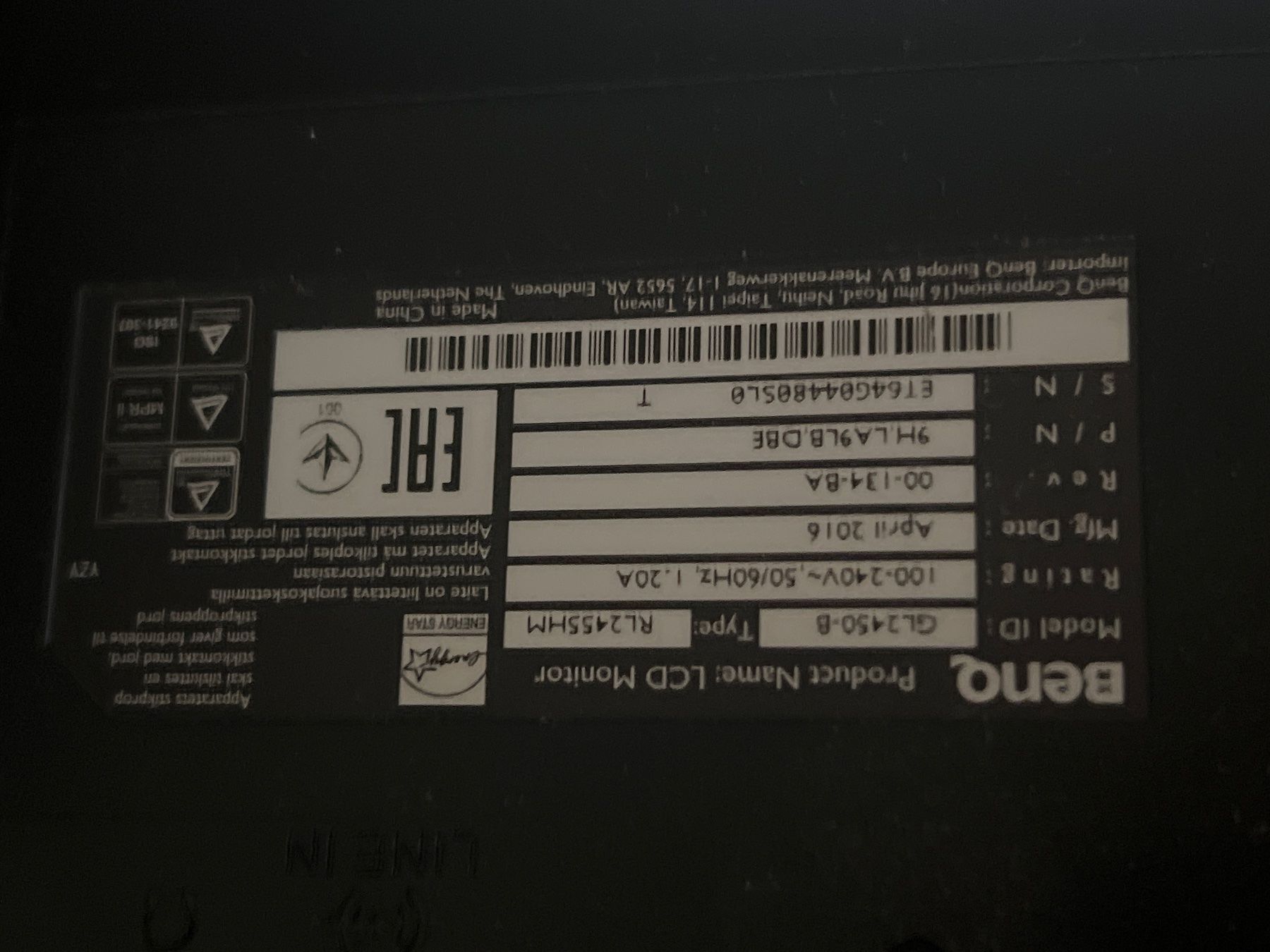 BenQ Monitor: benq Bildschirm – Usato da Zürich venduto da aro_sgq2 1