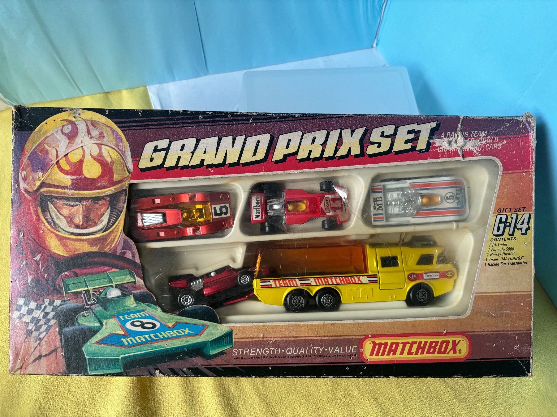 Matchbox Modellini d'auto: Matchbox Grand Prix Set G-14 – Usato da Thun venduto da BlauerKlaus