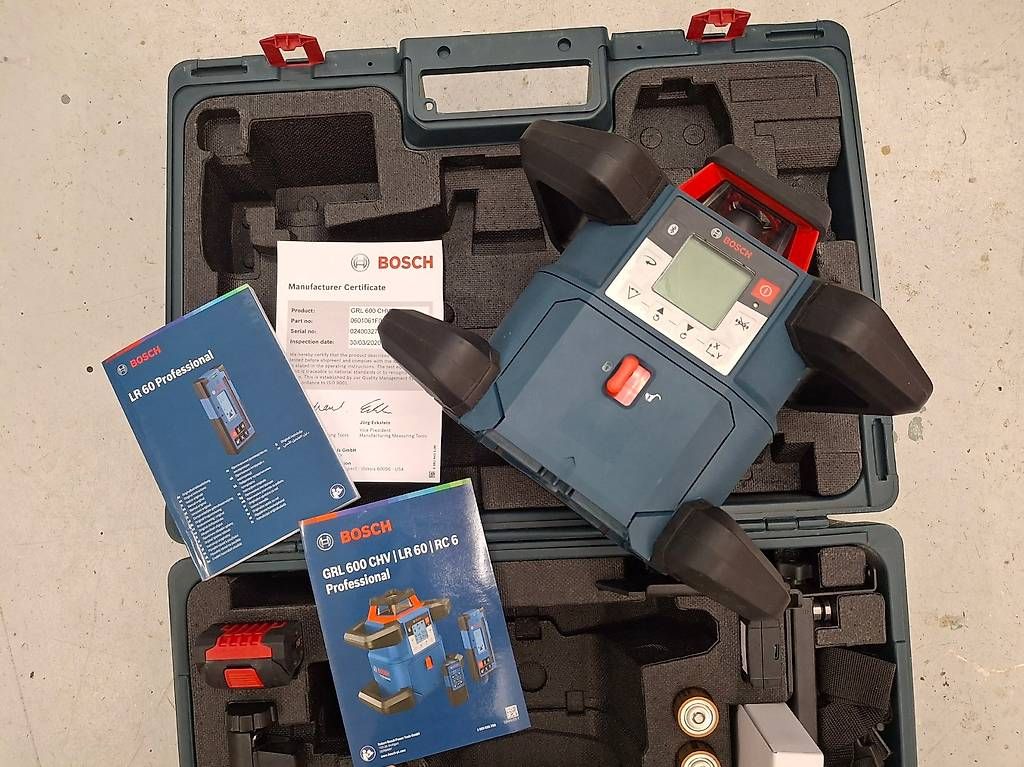 Bosch Misurare: BOSCH Baulaser Set: GRL600CHV / LR60 / RC6 – Usato da Kreuzlingen venduto da arh02 1