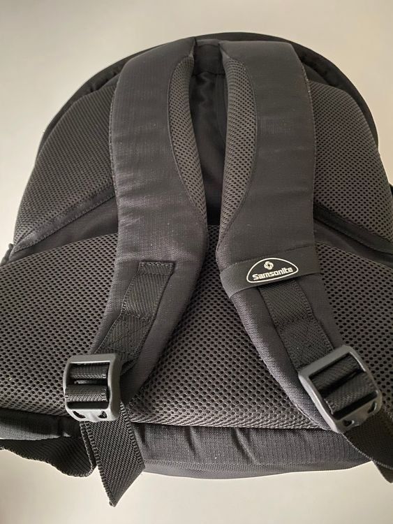 Samsonite Zaini: Samsonite Rucksack schwarz-grau – Usato da Basel venduto da Verkauf_Aral 3