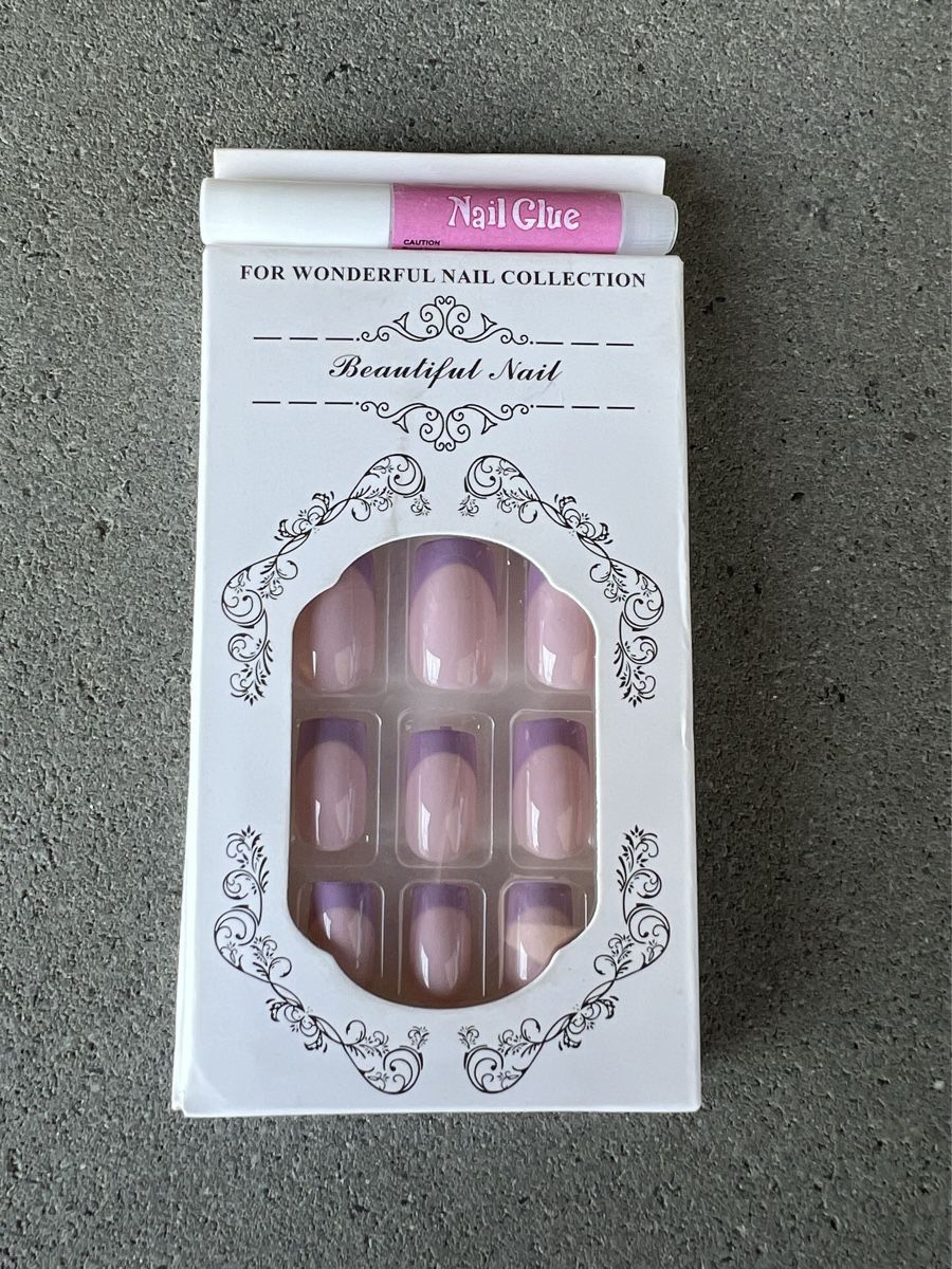 Unghie finte: Press on nails lila – Nuovo e nell'imballaggio originale da Frümsen venduto da laura002