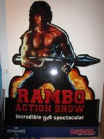 Rambo Show Kartonaufsteller  lebensgross
