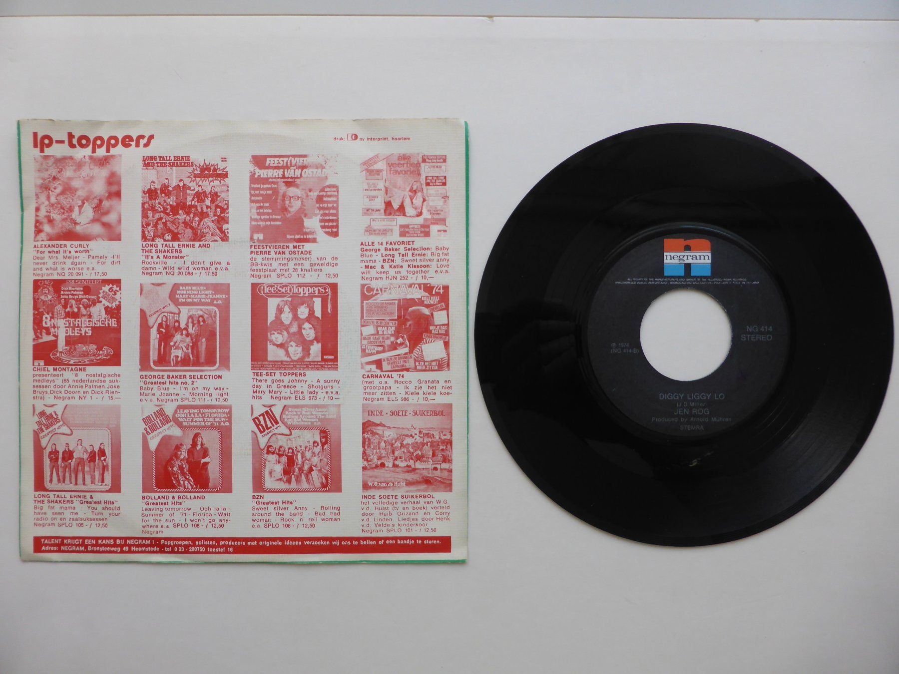 Dischi in vinile: VINYL SINGLE  JEN ROG – Usato da Küssnacht am Rigi venduto da Mondkinder 1