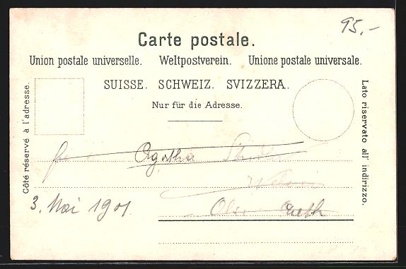 Cartoline postali: AK Goldach, Ortspartie mit Kirche – Usato da Berlin venduto da bartko-reher 1