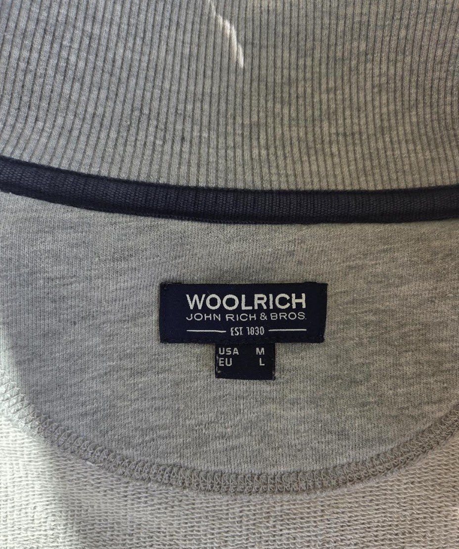 Woolrich Maglioni & Felpe: WOOLRICH Herren Sweatjacke Grau Grösse L – Usato da Engelberg venduto da ben_w6lm 3