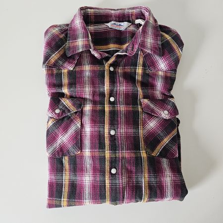 Dakota by Five Brother Flannel Shirt Plaid Size L Used