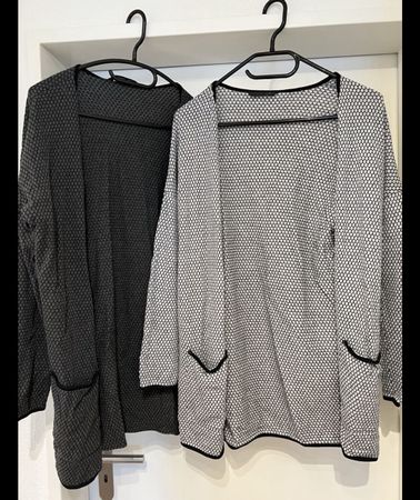 2 Cardigans Only S gris comme neuf, idéal mi-saison!