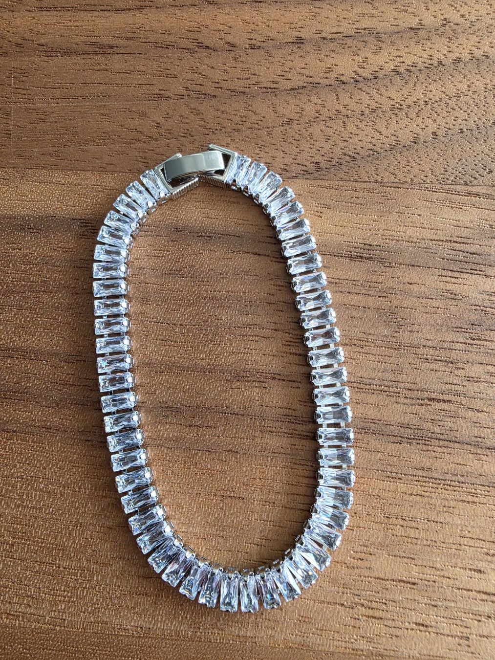 Bracciali & Braccialetti: Vintage Tennis Armband funkelnd – Usato da Zürich venduto da ZH-Vintage