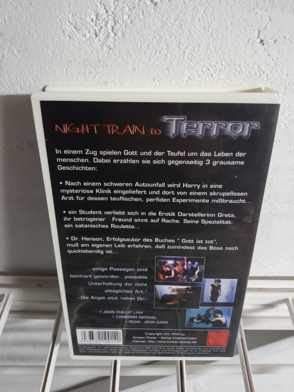 Tutti i VHS: VHS NIGHT TRAIN TO TERROR SCREEN POWER VIDEO UNCUT HORROR – Usato da Brienz BE venduto da INTERNALFIRE 1