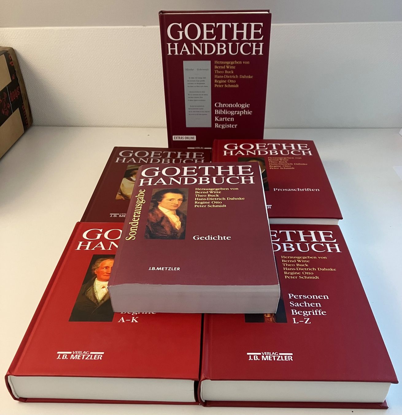 Libri: Goethe Handbuch Band 2-4 plus Registerband – Nuovo (secondo la descrizione) da Luzern venduto da Gaudi02 3