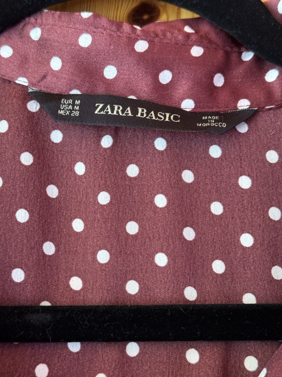 Zara Camicette: Camicetta Zara Pois – Difettoso da Naters venduto da mag_w7fg 1
