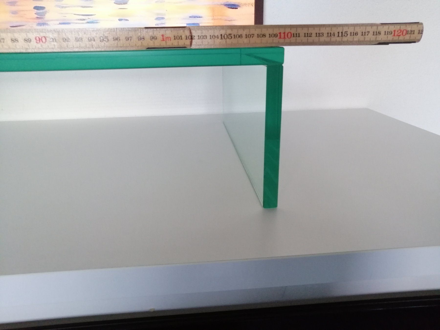 TV Möbel: Fernsehmöbel aus Glas – Gebraucht aus Thal von Chinev 2