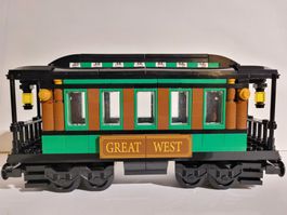 Wagon Lego Wild West Western entièrement articulé