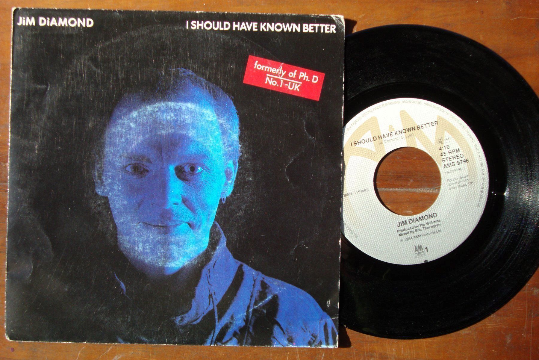 Schallplatten: JIM DIAMOND - I SHOULD HAVE KNOWN BETTER – Gebraucht aus Bern von Uli_10_11