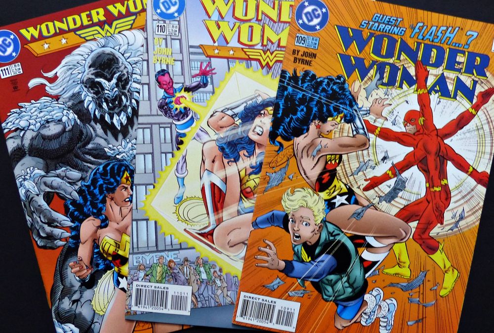 WONDER WOMAN 109-111 RUN JOHN BYRNE ART & STORY 1996 | Kaufen auf Ricardo