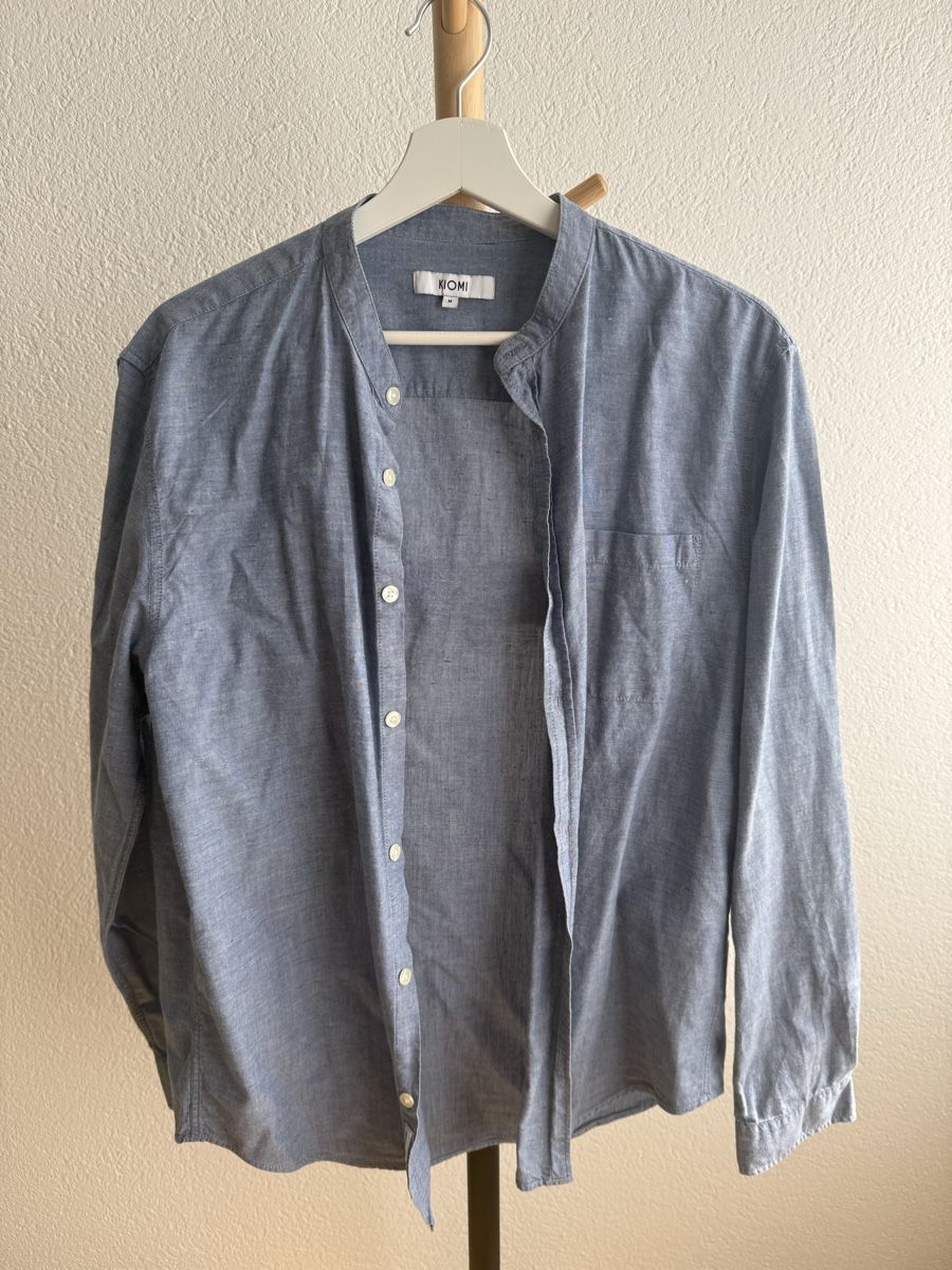 Camicie: KIOMI Herren Hemd Gr. M, blau – Usato da Cham venduto da CBirinci