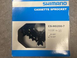 Shimano Kassettenzahnkranz CS-HG200-7 7s 12-32T neu und OVP
