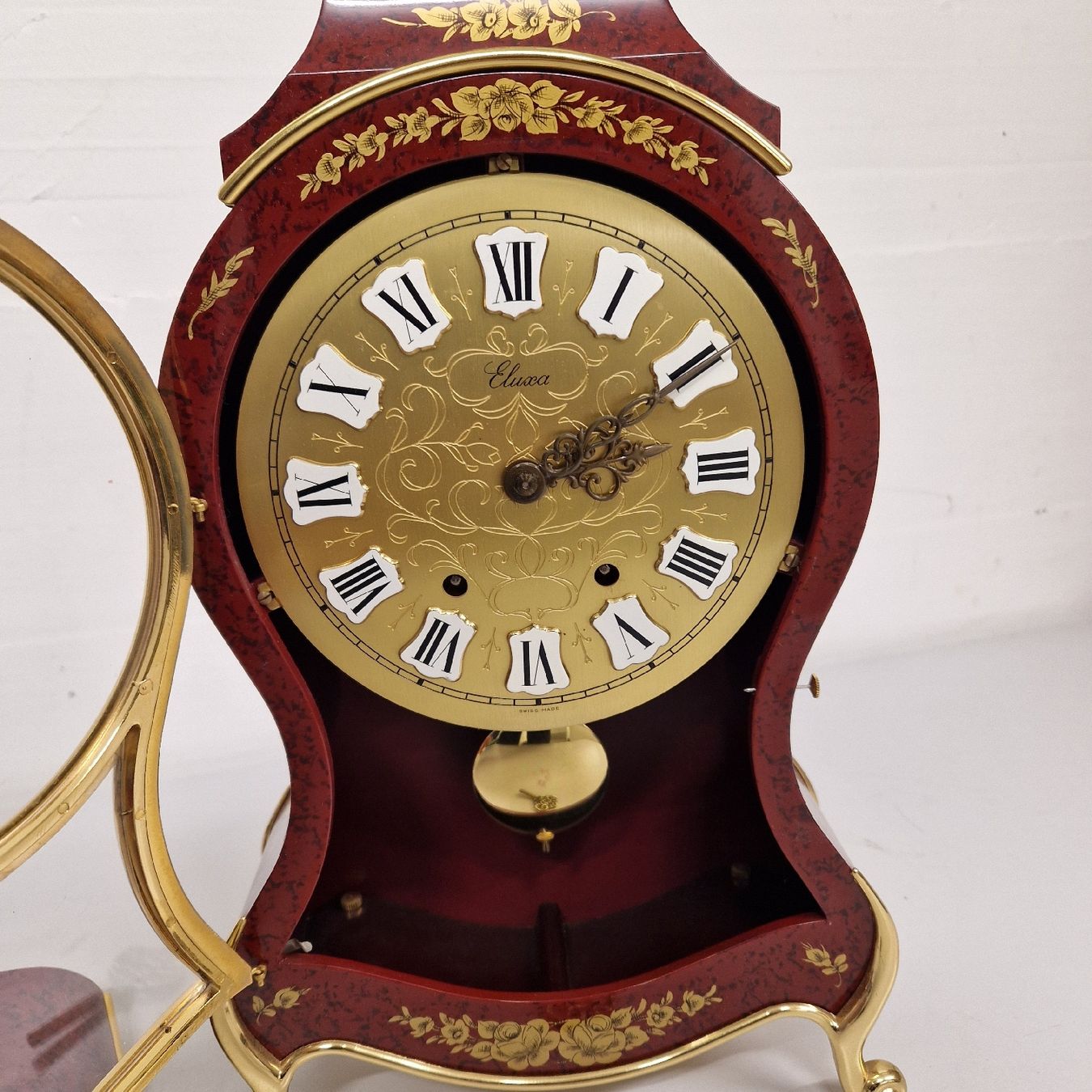 Orologi da terra & Orologi da parete: Pendule Eluxa mit Schlüssel_defekt – Difettoso da Bern venduto da latrouvaillebern 1