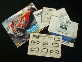 Scalextric Katalog 60er Jahre Streckenpläne etc selten