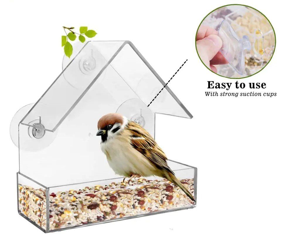 Vogelhäuser: Fenster Wild vogel Feeder – Neu und originalverpackt aus Uerkheim von Kaufoption 1