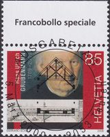 2009, Nr.1305 "Hans U. Grubenmann" mit ET-Voll-Stempel +TAB.