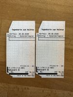 2× SBB-Tageskarte zum Halbtax, 2. Klasse – gültig bis 28.09.