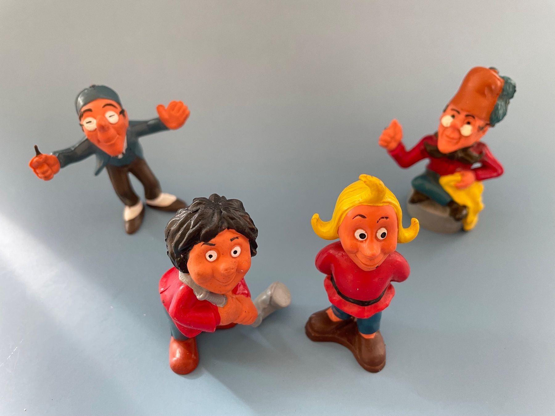Statuette: 4x Comic Figur Max & Moritz Wilhelm Busch Polymedia 70er – Usato da Gossau SG venduto da entwederoder
