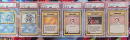 Pokémon PSA Vintage Sammlung First Edition all PSA 9