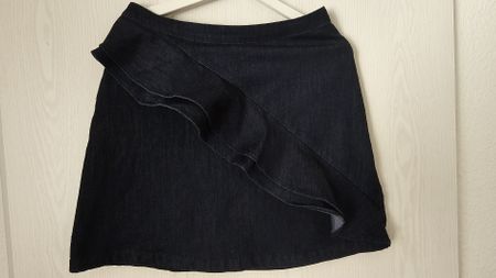 EDC by Esprit Jeansrock Gr. 36 mit Rüsche