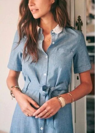 Sezane chambray dress