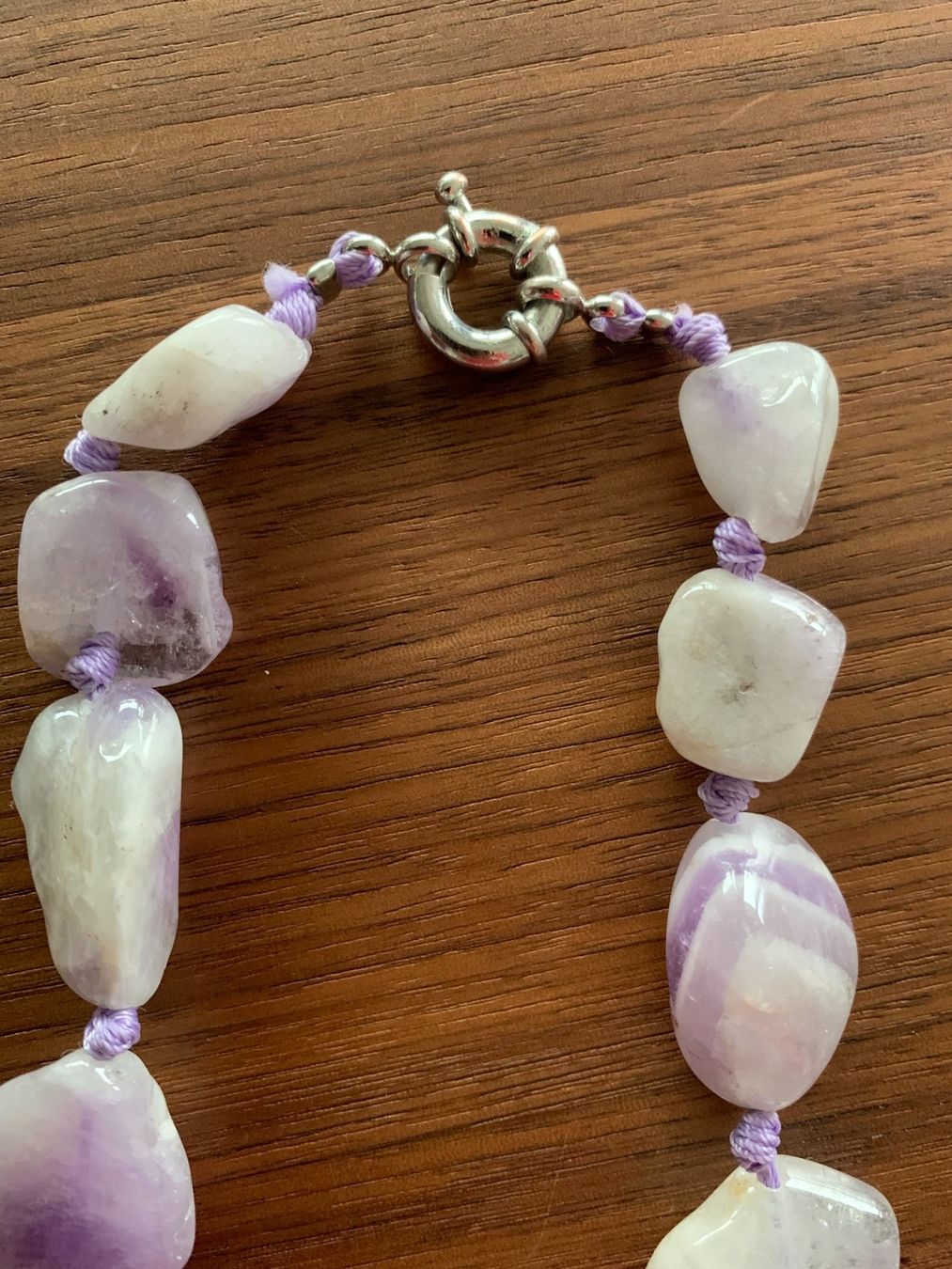 Catenine: Halskette  Amethyst, geknüpft – Usato da schmerikon venduto da nicole091 3