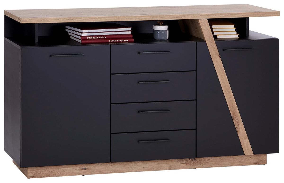 Mobili TV: Moderne Kommode mit Soft-Close | Grau/Eiche Dekor – Usato da Egliswil venduto da JoelMR