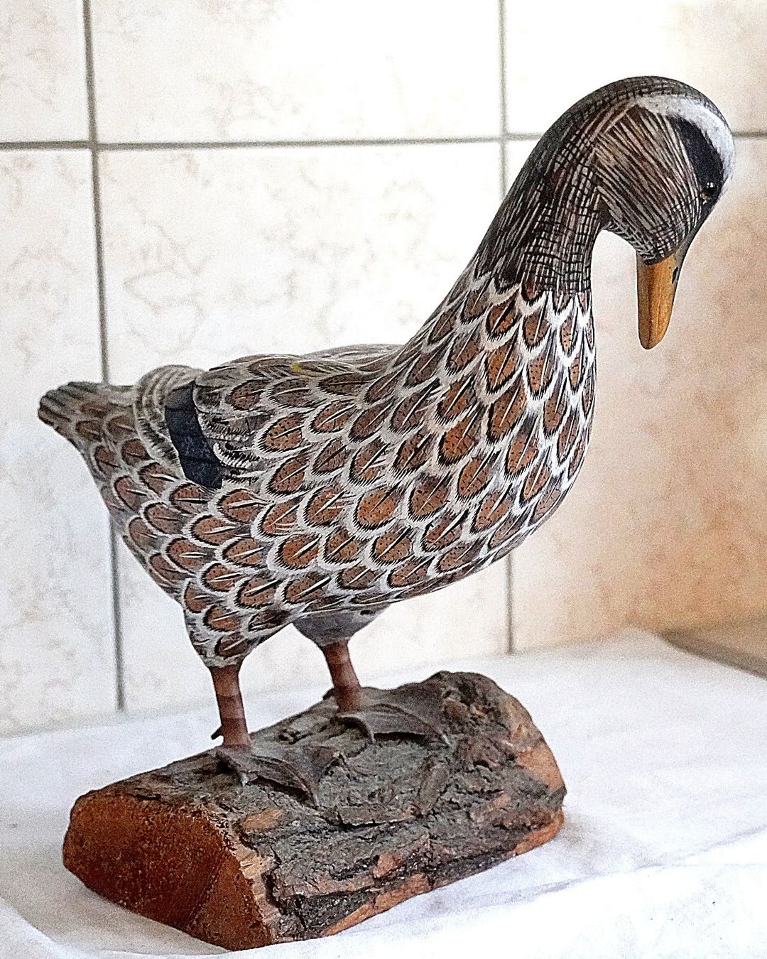 Figuren: Ente Holz Deko gross – Gebraucht aus Baar von 2cvbaar 1