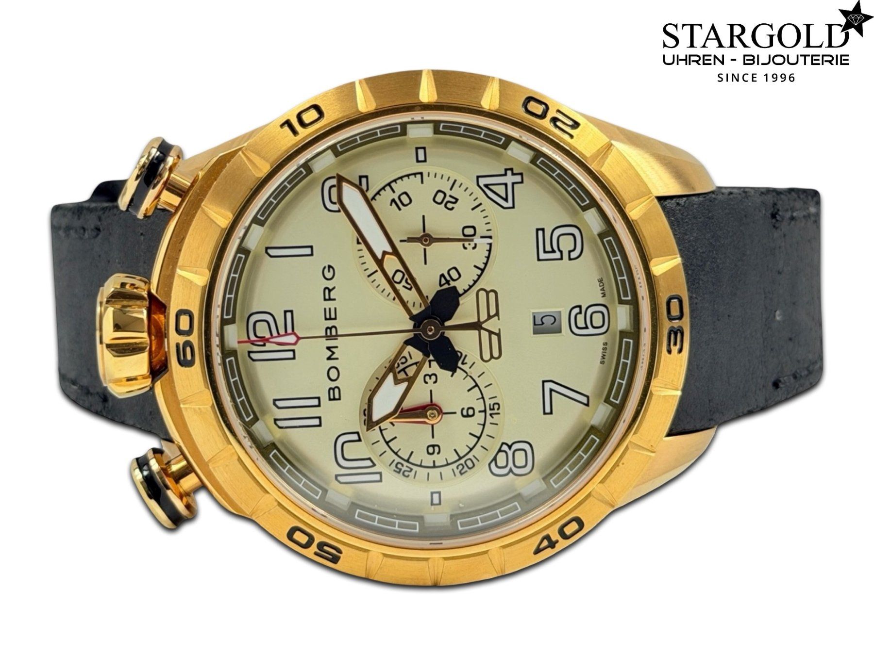 Bomberg Orologi: Bomberg 1968 Chronograph – Nuovo e nell'imballaggio originale da Zürich venduto da Stargold-Uhren 3