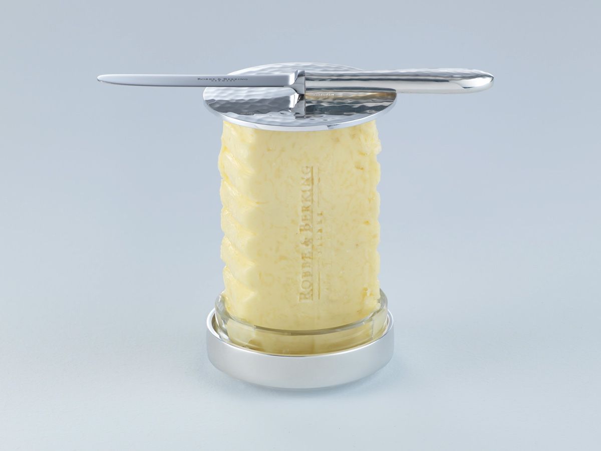 Sonstiges Geschirr: Martelé Butterdose (90g versilbert) Robbe & Berking – Neu und originalverpackt aus Rotkreuz von luxury-onlineshop 4