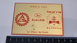 Plaque Slalom La Chaux-de-Fonds SELTEN