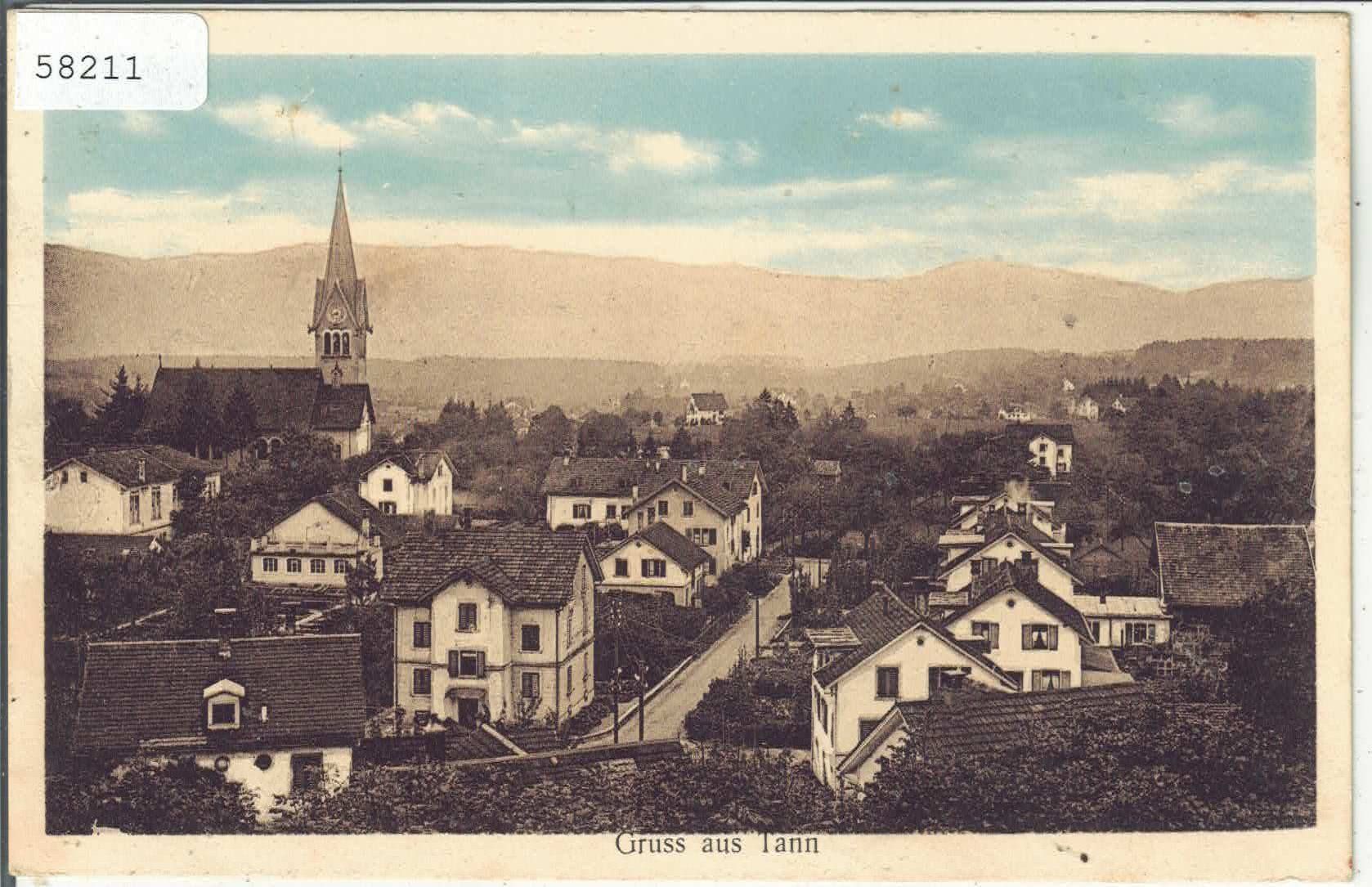 Cartoline postali: Gruss aus Tann - coloriert – Usato da Ettingen venduto da Kartenplanet
