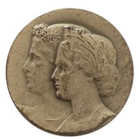 Schützenmedaille ZH 1907 Zürich Silber