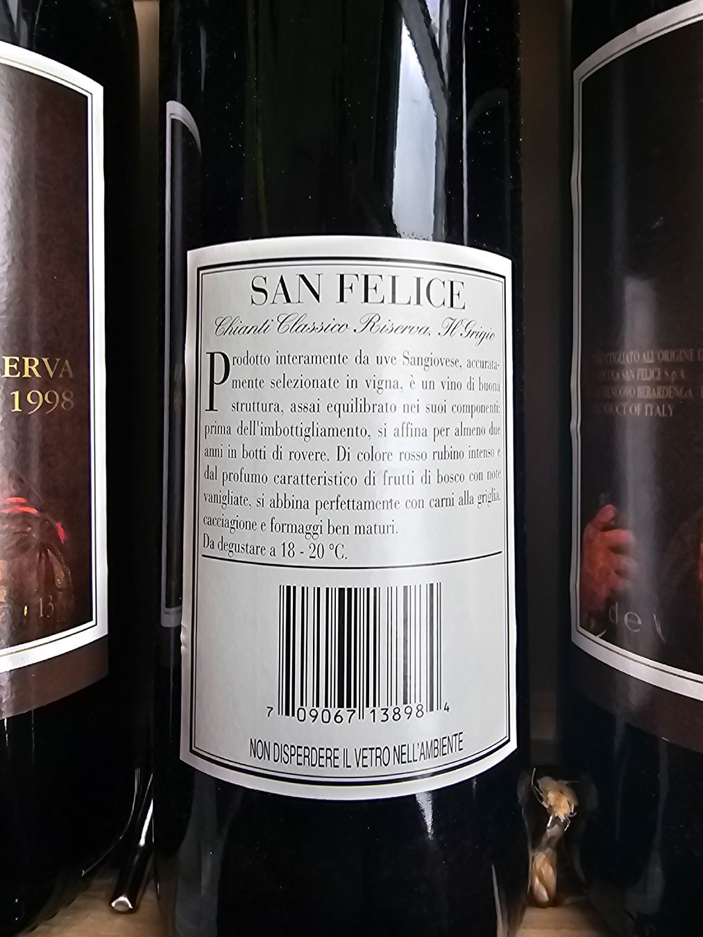 Vino: Wein CHIANTI SAN FELICE – Usato da Egerkingen venduto da sirod05 5