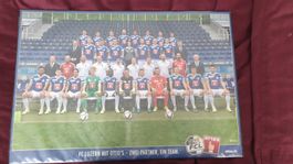 Schreibtischunterlage FC Luzern Mannschaftsbild 2015/16 FCL