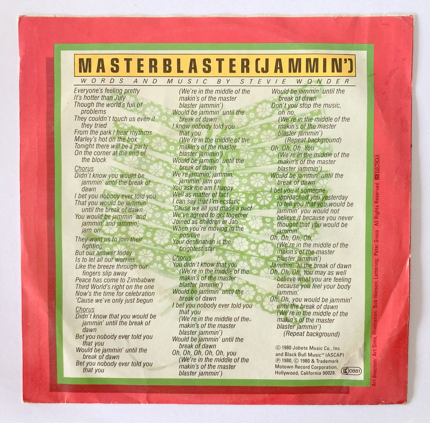 Vinyles: STEVIE WONDER - MASTER BLASTER – D'occasion à Bottens par hotter-than-hell 1
